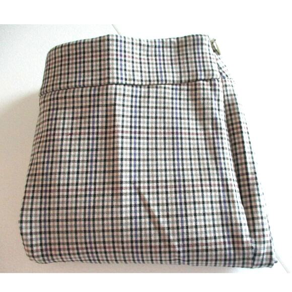 Talbots Women's Chatham Ankle Tan Mid Rise Side Zip Plaid Pants NWT Size 2 - Picture 12 of 12